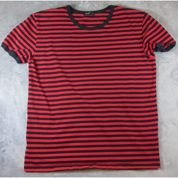 Ezsskj Linus Striped Shirt Black/Red Costume Top Halloween Men’s Large – PO - Picture 1 of 7